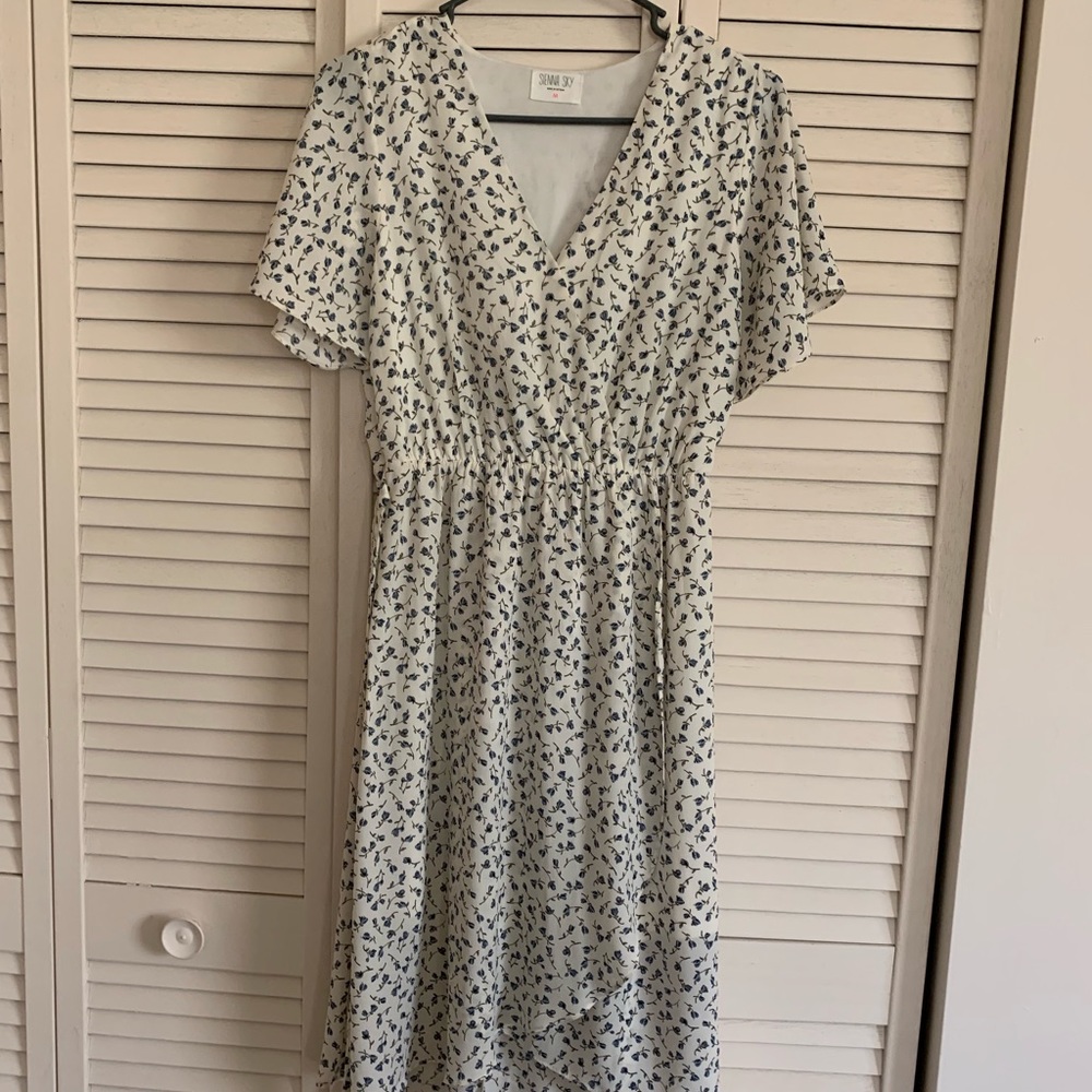 Floral midi dress